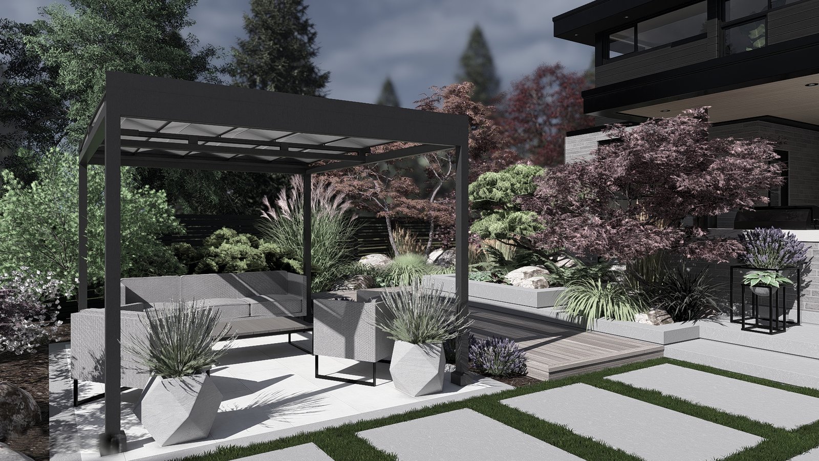 Landscape planting design Oakville